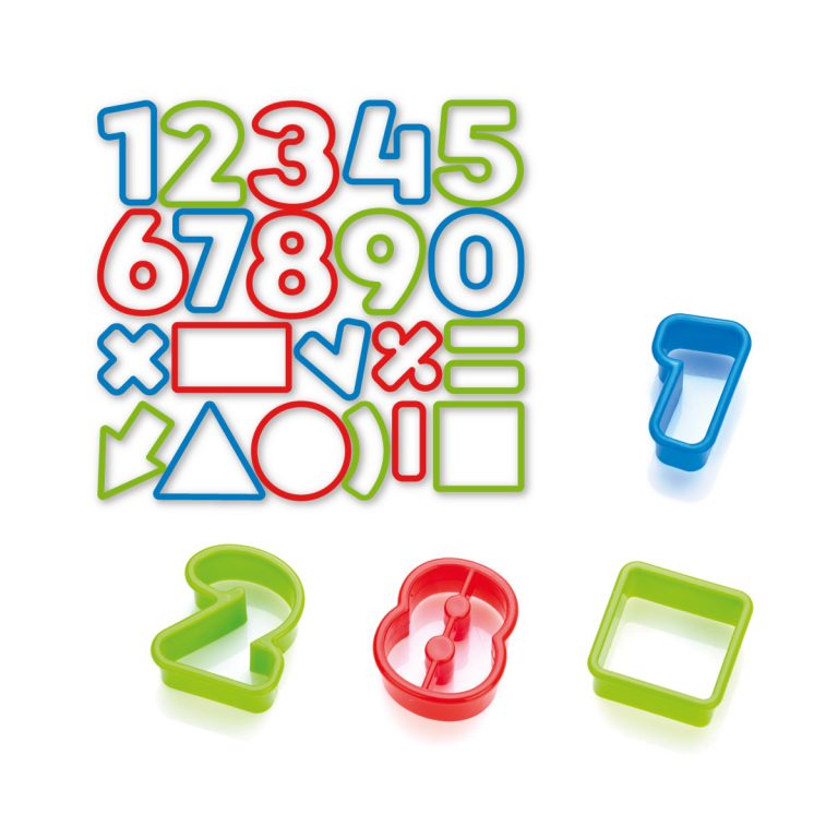 Cookie cutters numbers DELÍCIA KIDS, 21 pcs - Tescoma