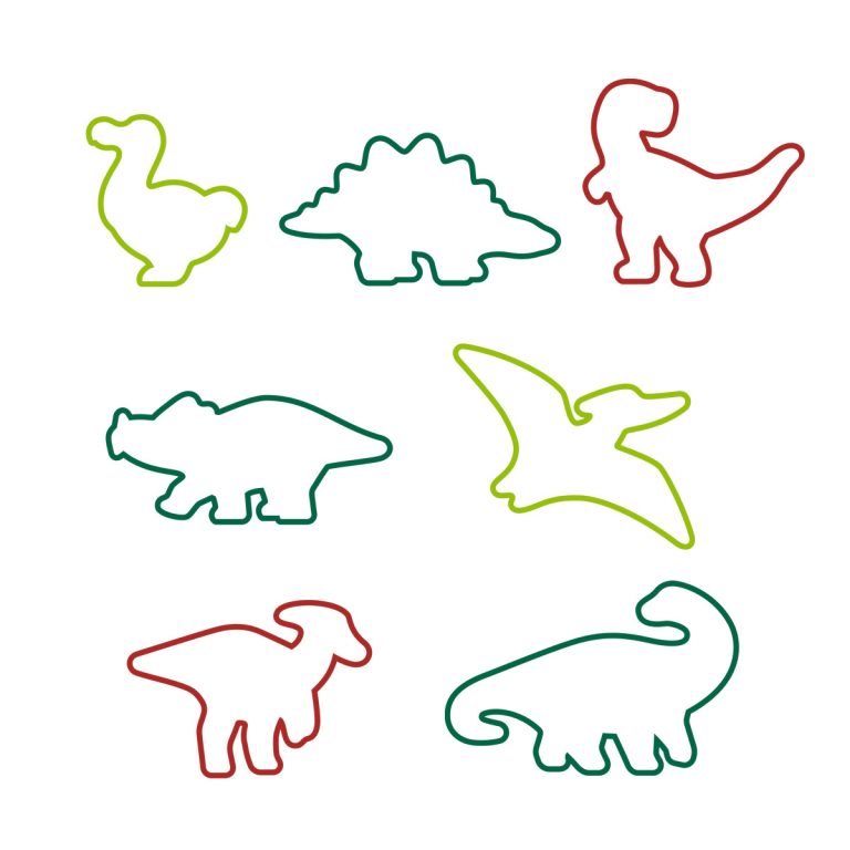 Cookie cutters dinosaurs DELÍCIA KIDS, 7 pcs - Tescoma