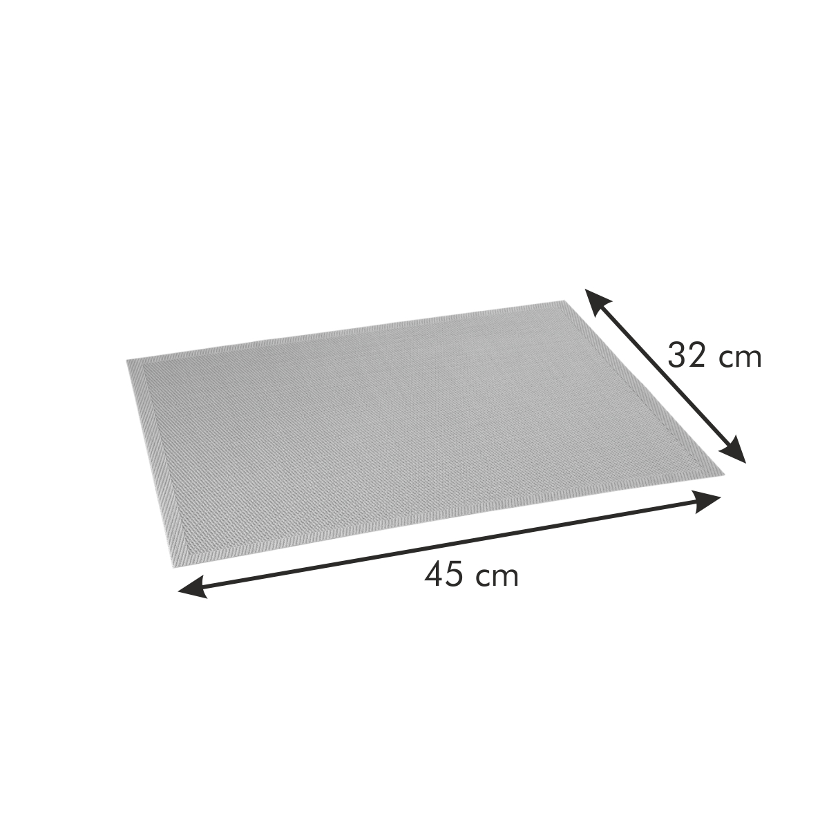 Tescoma Place Mat Sottopiatto 45x32 Cm, Rosso Flair Shine, Colori Variabili